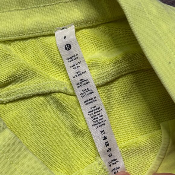 Lululemon Women's Scuba High-Rise French Terry Jogger - Yellow - Picture 5 of 10